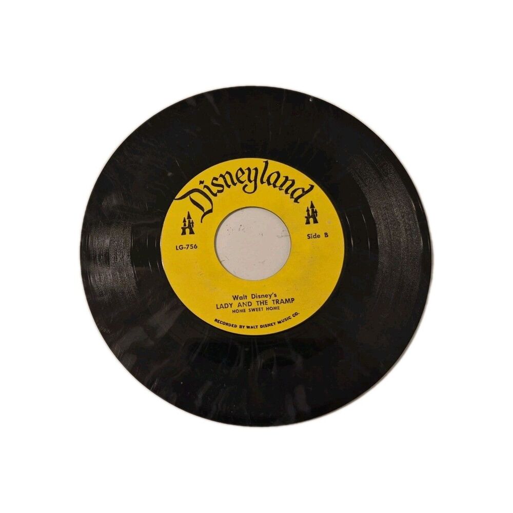 Walt Disney's Lady And The Tramp Siamese Cat Song 7" 45 HEAR LG-756 Disneyland - Picture 2 of 2